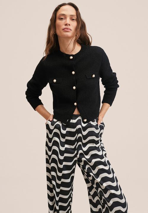 MANGO - Trousers orion - black