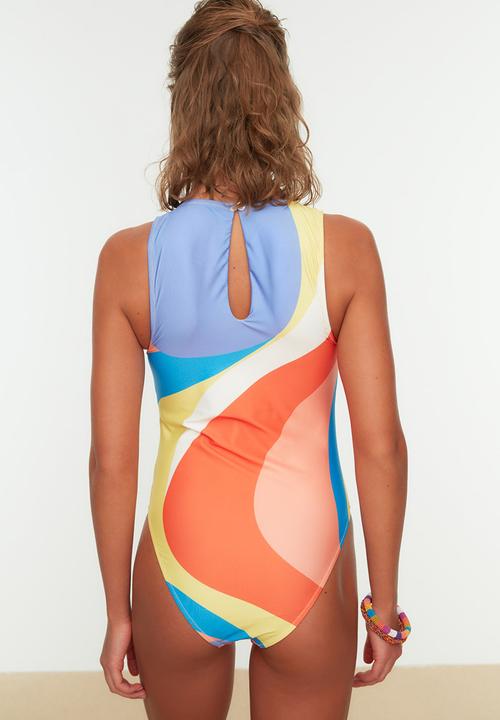 Trendyol - Abstract pattern swimwear - multi