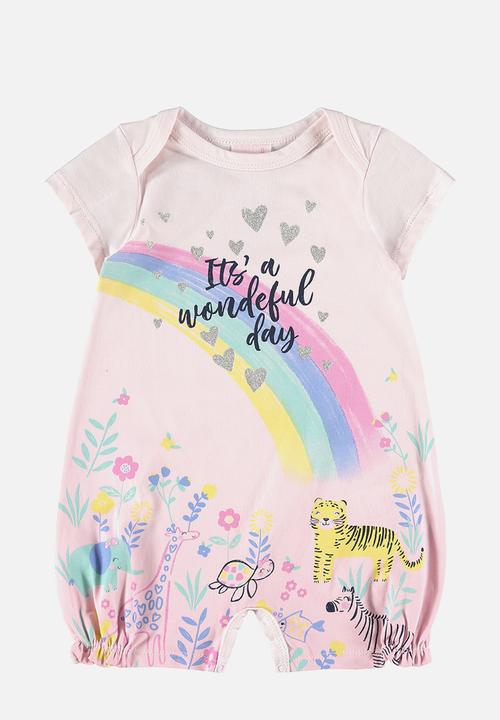 Quimby - Single jersey romper - light pink