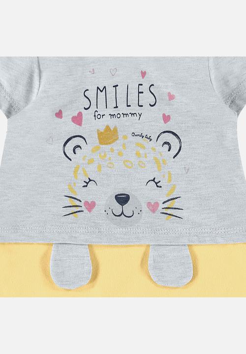 Quimby - Detailed romper - grey