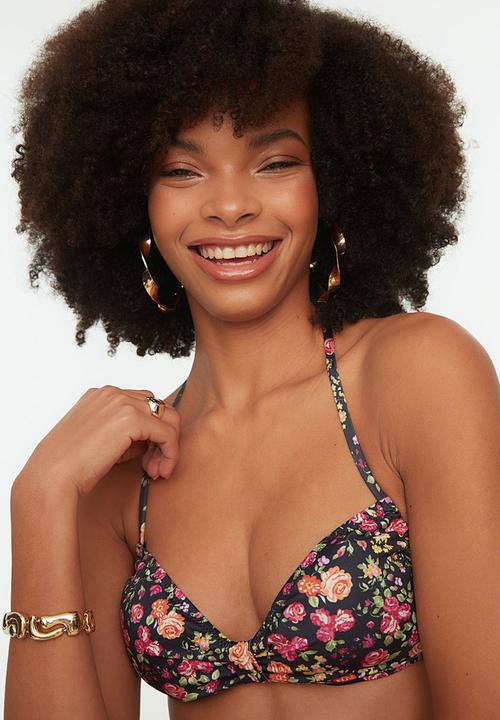 Trendyol - Floral patterned bikini set - multi