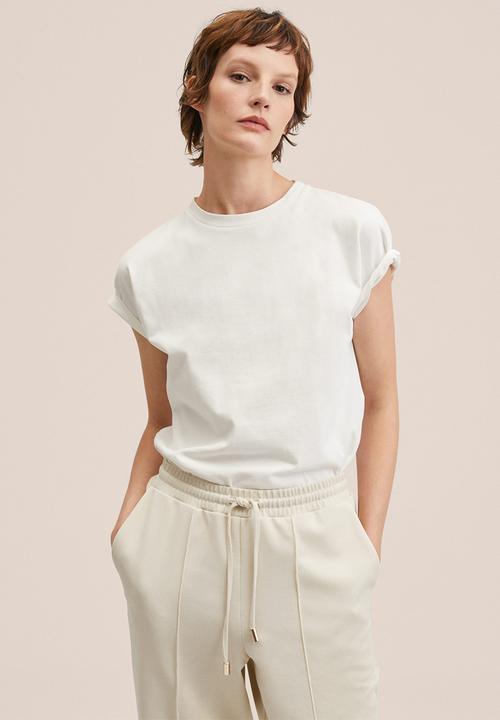 MANGO - Trousers florida2 - light beige