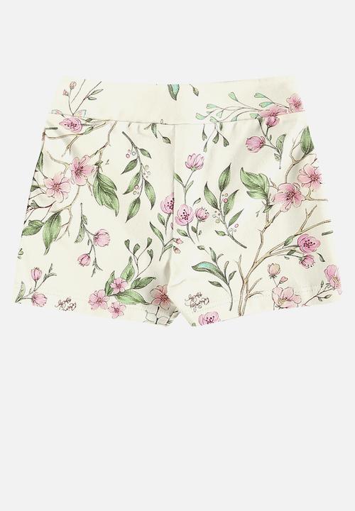 Quimby - Jersey blouse and shorts - off white
