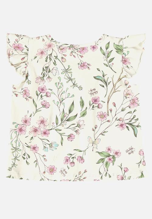 Quimby - Jersey blouse and shorts - off white