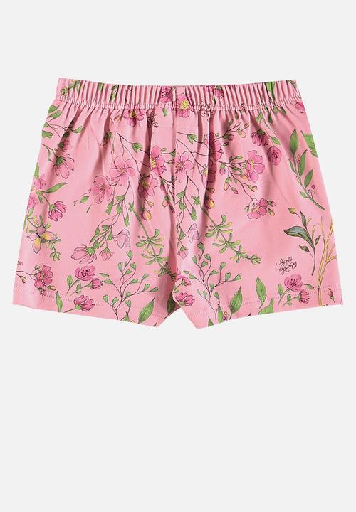 Quimby - Jersey blouse and shorts - pink