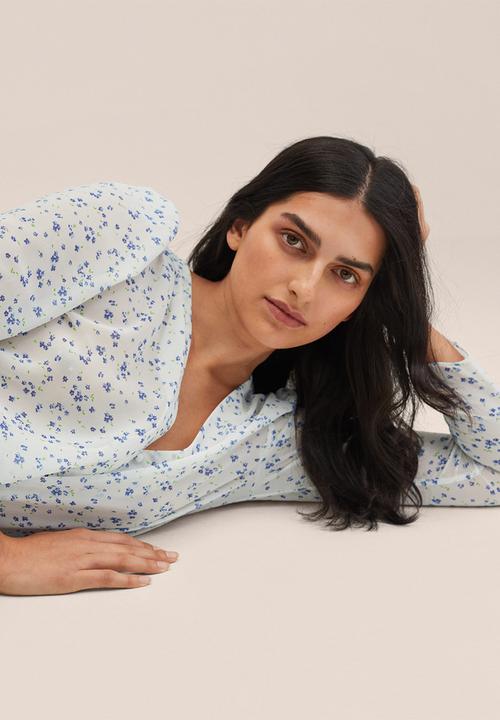 MANGO - Blouse mina - natural