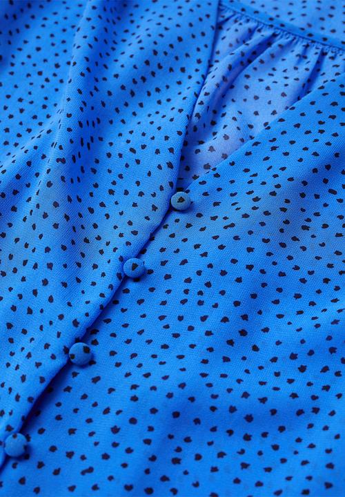 MANGO - Blouse mina - mid blue