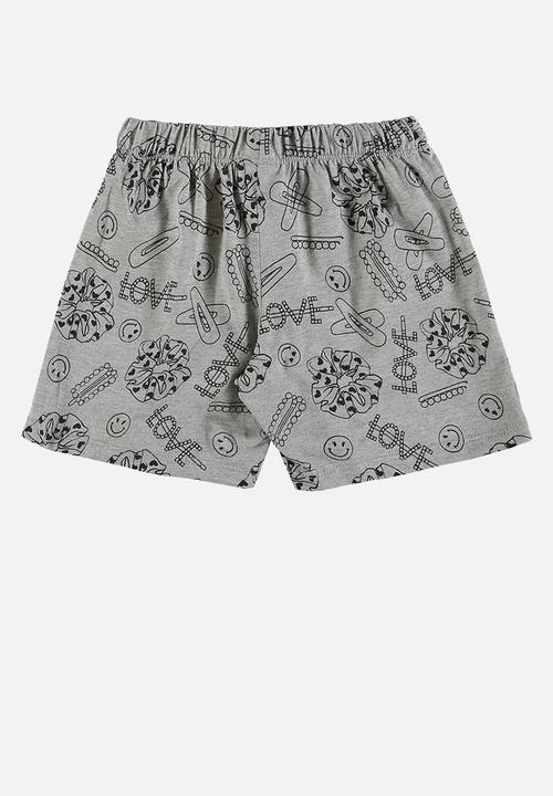 Bee Loop - Blouse and shorts-skirt - pink & grey