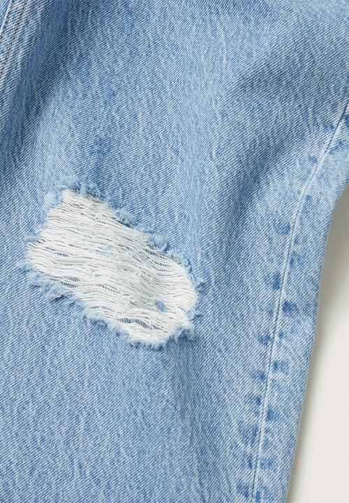 MANGO - Jeans eloise - open blue