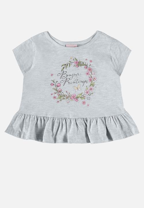 Quimby - Jersey blouse and legging - grey