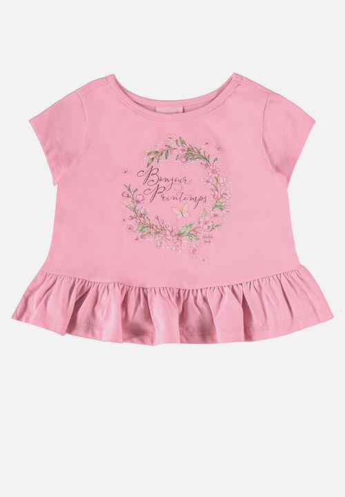Quimby - Jersey blouse and legging - pink