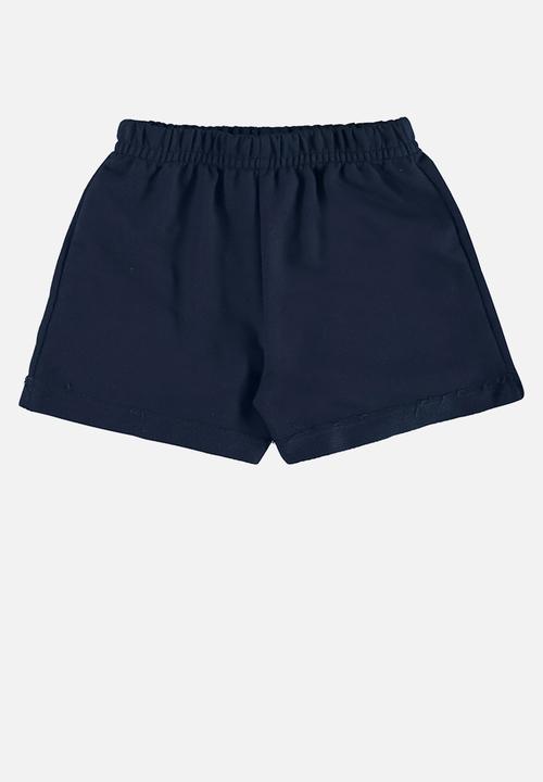 Bee Loop - Crop top and sweatshorts - pink & navy