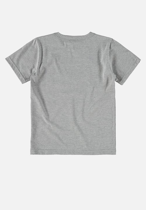 Bee Loop - Tee and sweat bermuda - grey & navy