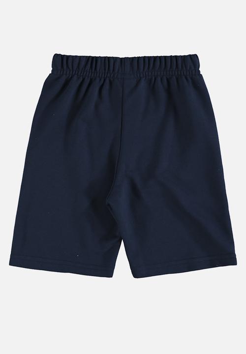 Bee Loop - Tee and sweat bermuda - grey & navy