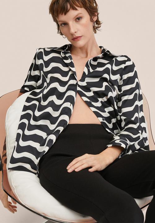 MANGO - Shirt ivanka - black
