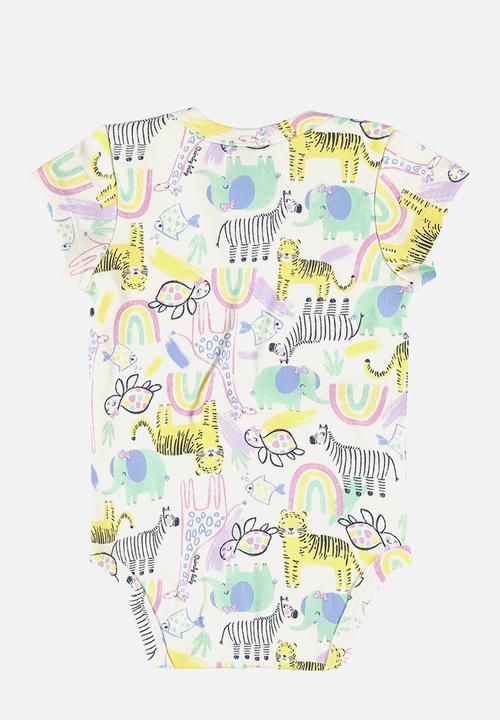 Quimby - Soft jersey cotton bodysuit - off white