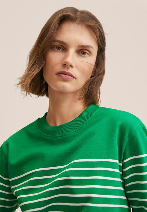 MANGO - Sweatshirt pstfahe - green