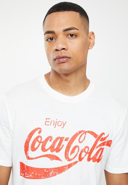 Only & Sons - Onscocacola regular short sleeve tee - white 