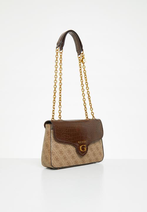 GUESS - Rossana convertible xbody flap - latte 