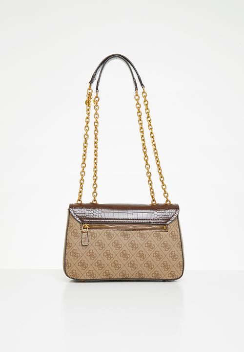 GUESS - Rossana convertible xbody flap - latte 