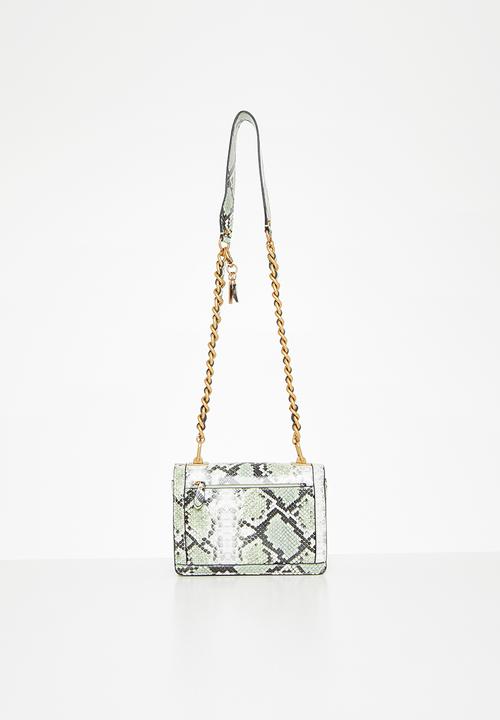 GUESS - Abey crossbody flap - sage python