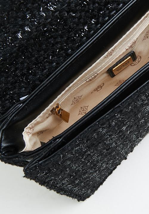 GUESS - Abey crossbody flap - black