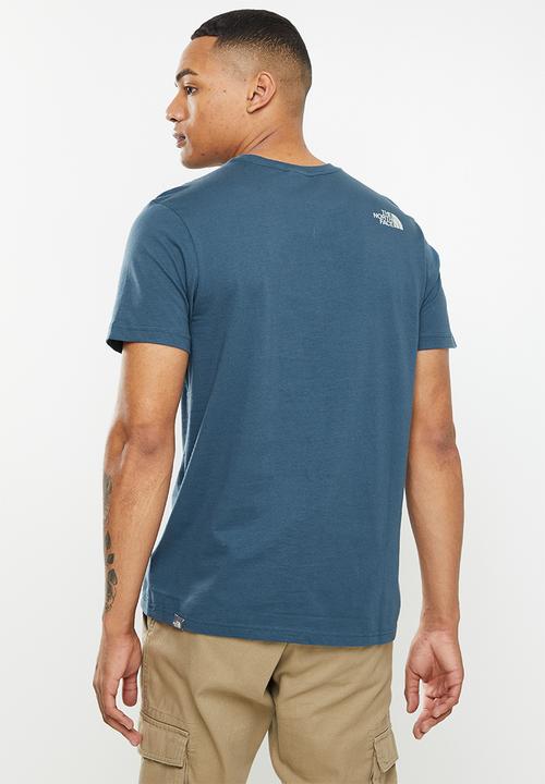 The North Face - M short sleeve walls are for climbing tee - blue