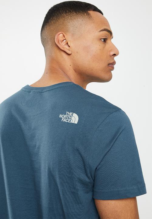 The North Face - M short sleeve walls are for climbing tee - blue