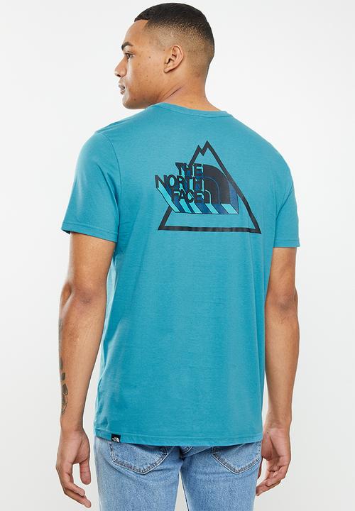 The North Face - M playful logo shirt sleeve tee - storm blue