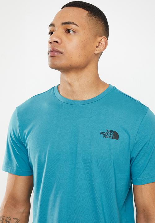 The North Face - M playful logo shirt sleeve tee - storm blue