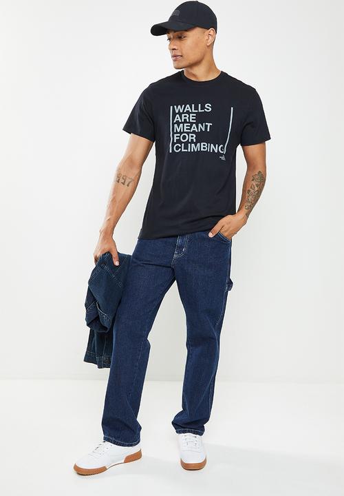 The North Face - M short sleeve walls are for climbing tee - black