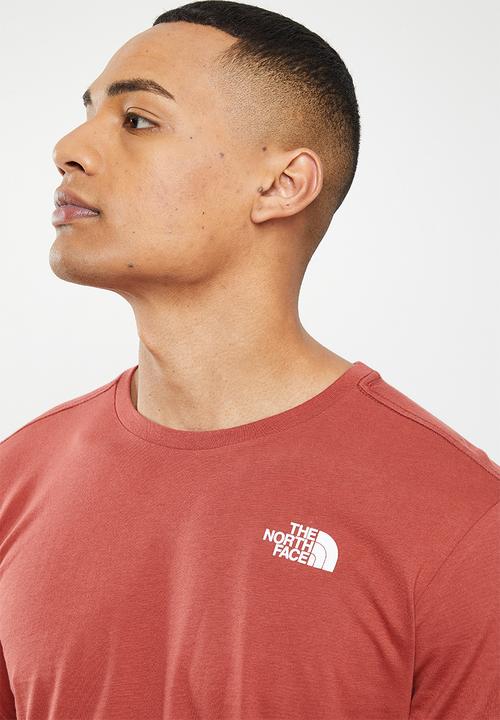 The North Face - M long sleeve easy tee - tandori spice red