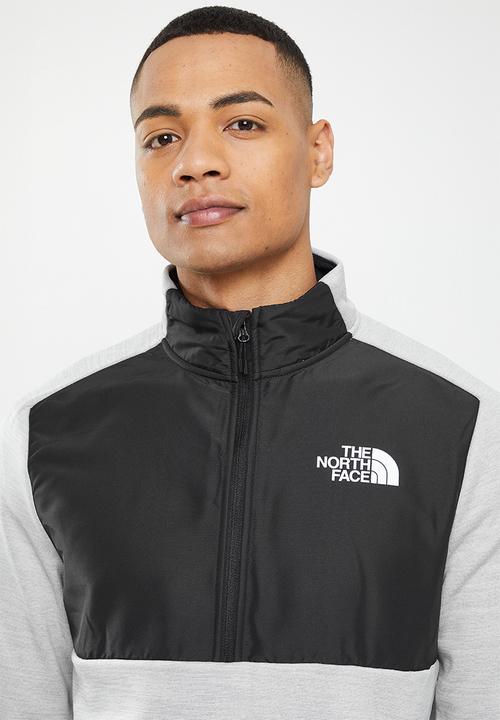 The North Face - M ma 1/2 fleece - black & grey 