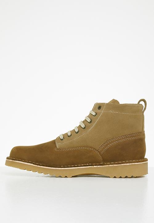 Grasshoppers - Kalahari boot - dark brown & mushroom