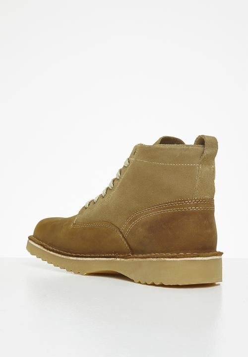 Grasshoppers - Kalahari boot - dark brown & mushroom