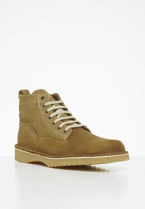 Grasshoppers - Kalahari boot - dark brown & mushroom