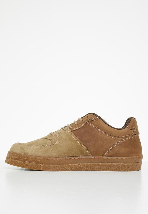 Grasshoppers - Aiden sneaker - mushroom & dark brown