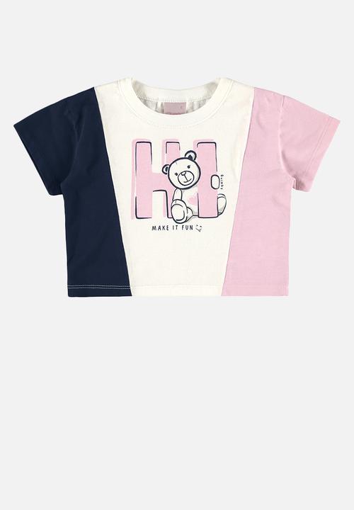Quimby - Single jersey crop top - off white