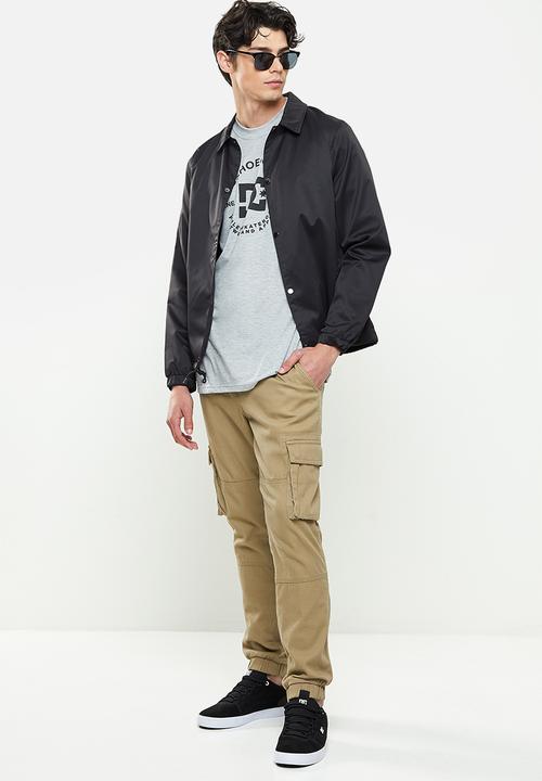 DC - Dc star pilot short sleeve - heather grey