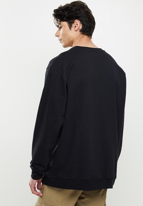 DC - Fill in crew sweatshirt - black