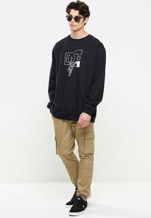 DC - Fill in crew sweatshirt - black