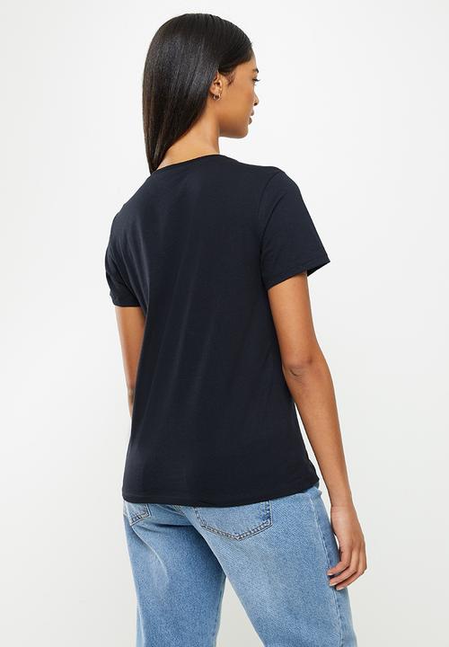 Koton - Cotton T-shirt - black