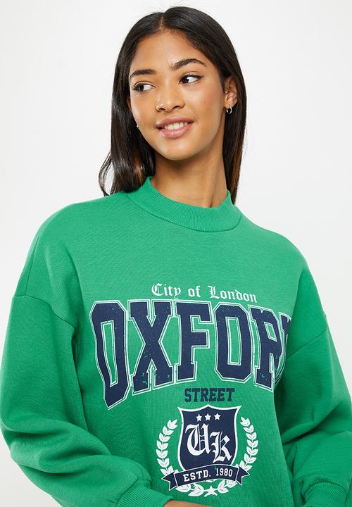 Koton - Crew neck sweatshirt - green