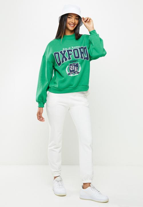 Koton - Crew neck sweatshirt - green