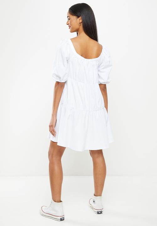 Koton - Button detailed dress - white