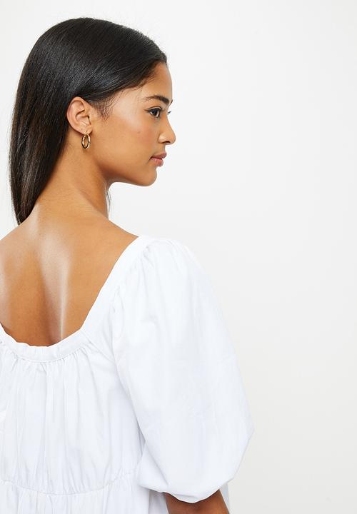 Koton - Button detailed dress - white