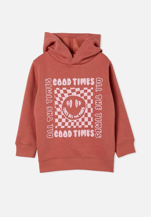 Cotton On - Milo hoodie - chutney/good times