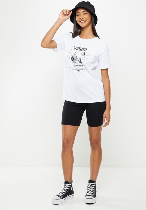 Koton - Printed cotton T-shirt - ecru
