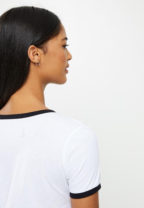 Koton - Crew neck T-shirt - ecru
