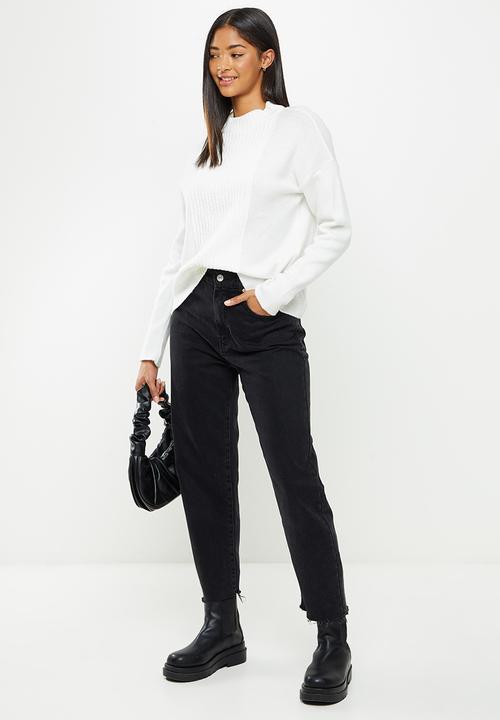 Koton - Crew neck, long sleeve jumper - ecru